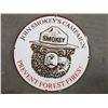 Image 1 : Round Heavy Gauge Smokey The Bear Porcelain Sign- 30"