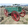 Image 1 : Nice Smaller Chuck Wagon- 90"L X 23"H X 32"W- 39" Front Wheels With Rubber- 43" Rear Wheels With Rub