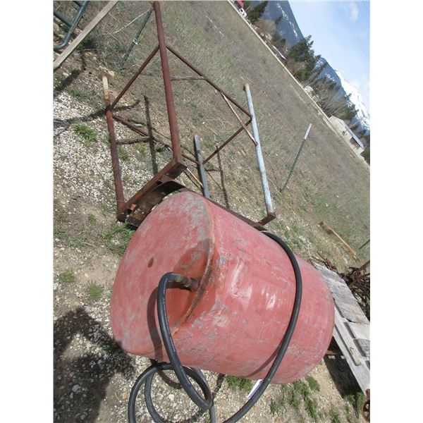 Gas Tank With Hose And Stand- 37"L X 31"W- 6' Stand