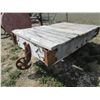 Image 2 : Iron Wheeled Depot Cart- 49" X 28"