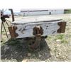 Image 3 : Iron Wheeled Depot Cart- 49" X 28"