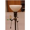 Image 3 : *(2x Bid Price) (2) Antique Floor Lamps and One Shade - 57" Tall (Untested)