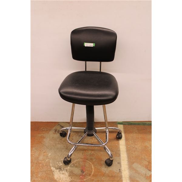 *High Back Shop Chair on Wheels - 41" Tall