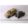 Image 1 : (2) Toy Army Vehicles