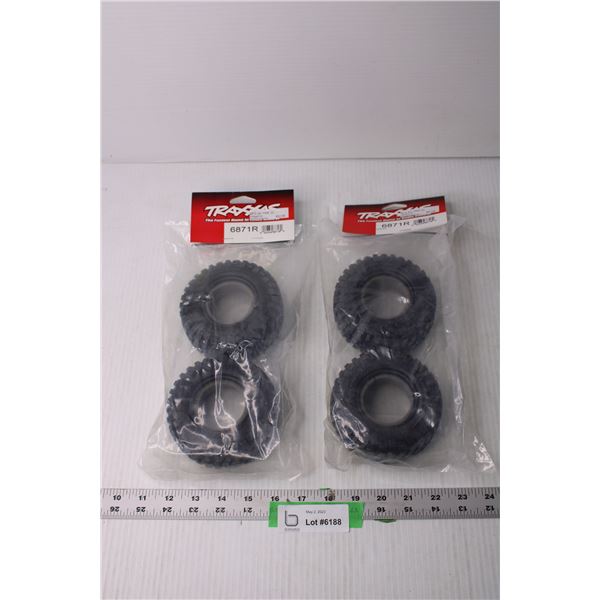 (2) Sets of R.C. Car Wheels (NIB)