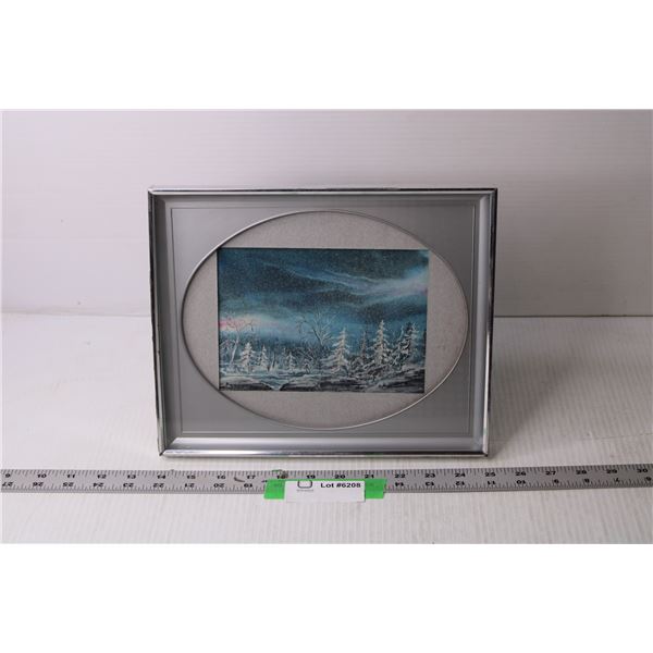 Framed Art of the Northern Lights by Gail Anderson