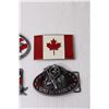 Image 2 : (4) Assorted Belt Buckles