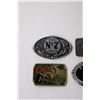 Image 2 : (4) Assorted Belt Buckles