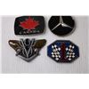 Image 2 : (4) Assorted Belt Buckles