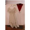 Image 1 : Womens Dress Size Medium and Santa Hat
