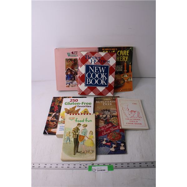 Lot of Assorted Cook Books and Craft Books