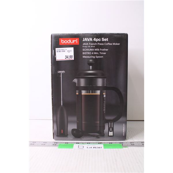 Java 4 Piece French Coffee Press (NIB)