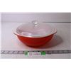 Image 1 : Red Pyrex Casserole Dish with Lid