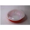 Image 2 : Red Pyrex Casserole Dish with Lid