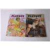 Image 2 : (3) Vintage Playboy Magazines - 1974 and 1975 (Cover and Back Coming Off One)