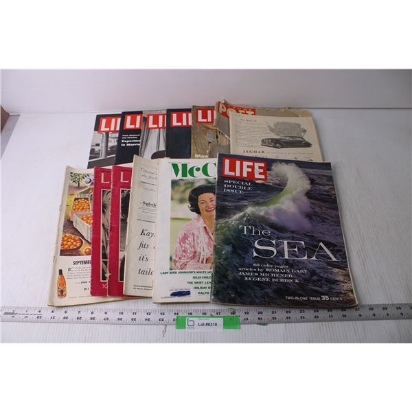 Lot of Assorted Vintage Life and Other Magazines