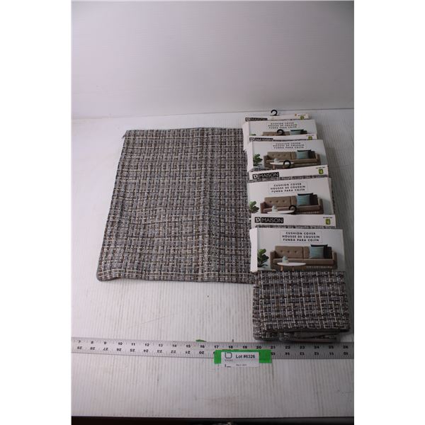 (5) Cushion Covers - 15.75  x 15.75  (NIB)