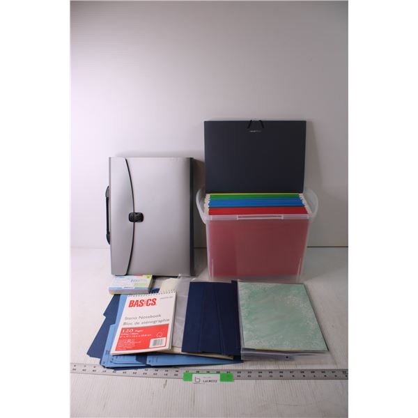 Lot of Assorted Files and Office Supplies