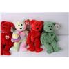 Image 2 : (6) Bear Beanie Babies