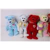 Image 3 : (6) Bear Beanie Babies