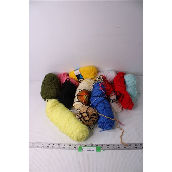 Bag of Assorted Yarn