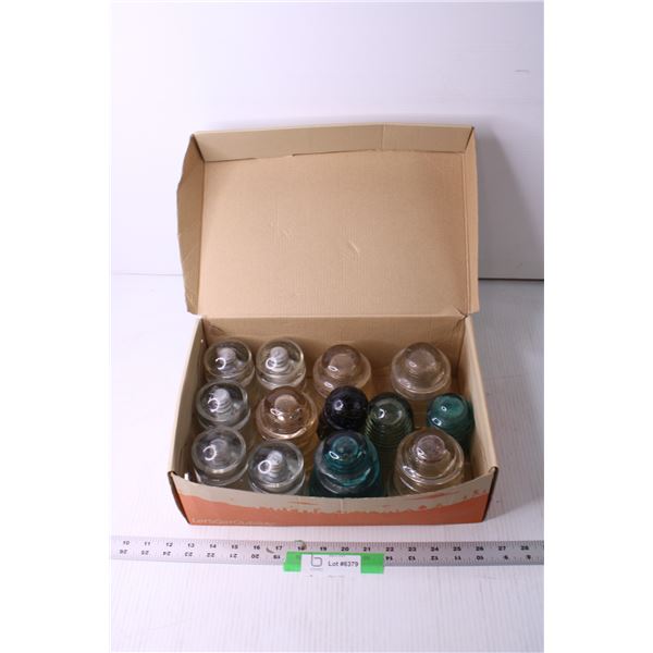 Box of Glass Insulators (Heavy)