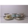 Image 2 : (5) Tea Cups and Saucers