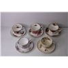 Image 2 : (5) Tea Cups and Saucers