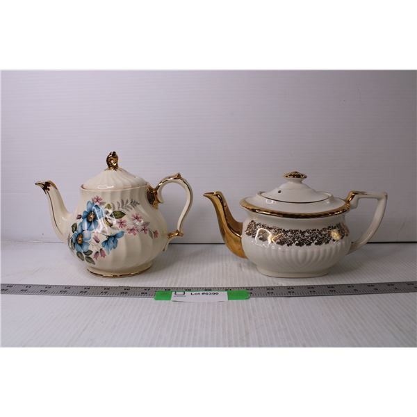 (2) Porcelain Tea Pots