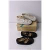 Image 3 : (2) Pairs of Vintage Toddler Shoes and Baby Bowl