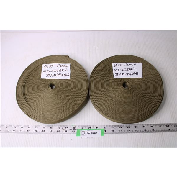 (2) Bundles of 50ft Military Strapping