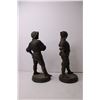 Image 2 : (2) Spelter Figurines (Some Damage)