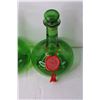 Image 2 : (3) Glass Genie Liquor Bottles