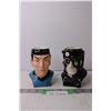 Image 1 : (2) Head Mugs - Star Trek