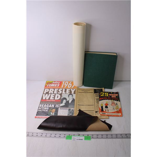 Lot of Assorted Items - Encyclopedia, Poster