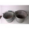 Image 2 : (2) Galvinized Pails