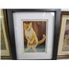 Image 2 : Halloween Wall Mural - (2) Vintage Photo Prints - Cat Picture