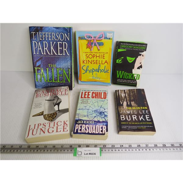 (6) Books - Humour - Crime Fiction - Romance - Suspense