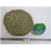 Image 1 : Stepping Stone & Button Age Related Sayings