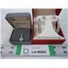 Image 1 : (2) Earrings and Sterling Silver Necklace
