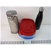 Image 1 : Stainless Steel Can Opener(working),Plastic Containers,Water Bottle