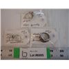 Image 1 : (3) Sterling Silver Rings Size 9.5