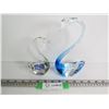 Image 1 : (2) Glass Swans