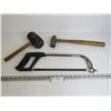 Image 1 : Rubber Mallet - Ball Pean Hammer - Hacksaw