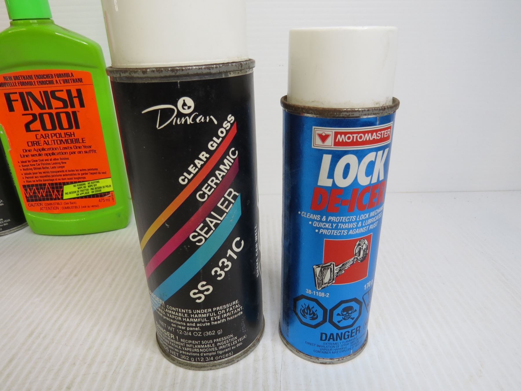 Car Polish Lock Deicer Carburator Cleaner Sealer Wax