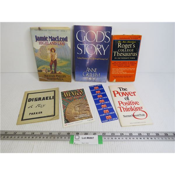 (3) Books - Adventure - Religion - Booklets