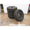 Image 1 : *(4X the Bid Price)-(4) Sailun Ice Blazer Steel Belted Studdable Winter Tires (265/65R17)