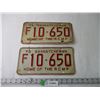 Image 1 : Pair of 1973 Saskatchewan License Plates