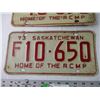 Image 3 : Pair of 1973 Saskatchewan License Plates