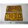 Image 1 : Pair of 1967 Saskatchewan License Plates